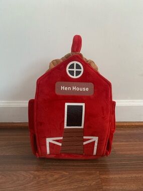 Adore 12" Hen House Chicken Coop Plush Stuffed Animal Playset Like New